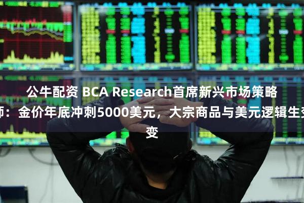 公牛配资 BCA Research首席新兴市场策略师：金价年底冲刺5000美元，大宗商品与美元逻辑生变