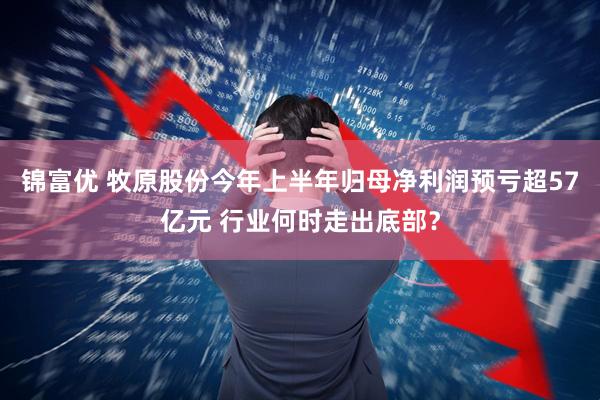 锦富优 牧原股份今年上半年归母净利润预亏超57亿元 行业何时走出底部？
